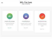 Tablet Screenshot of billythebee.com